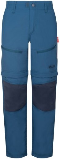 Trollkids - Kid's Nordfjord Zip-Off Pants - Trekkinghose Gr 116 blau