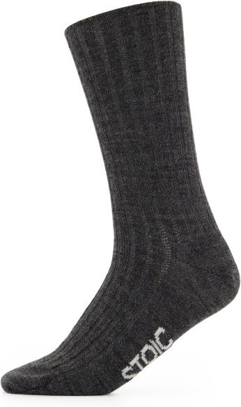 Stoic - Merino Basic Rib Socks Heritage - Multifunktionssocken Gr 36-38 schwarz