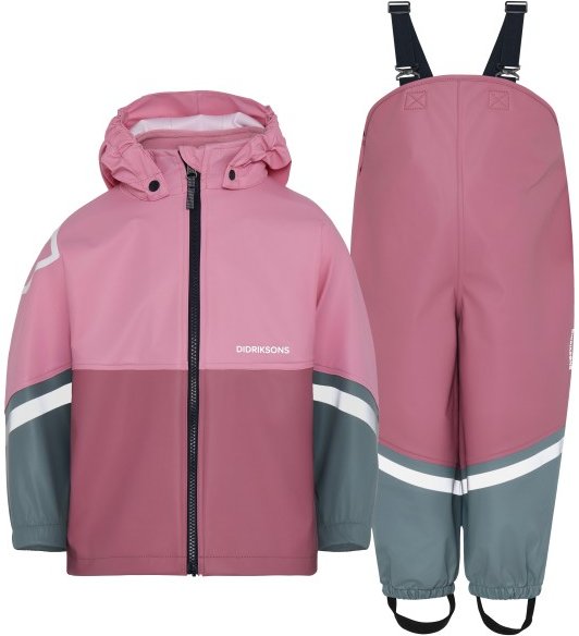 Didriksons - Kid's Waterman Set 12 - Regenset Gr 100 rosa