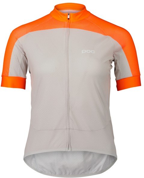 POC - Women's Essential Road Logo Jersey - Radtrikot Gr M grau