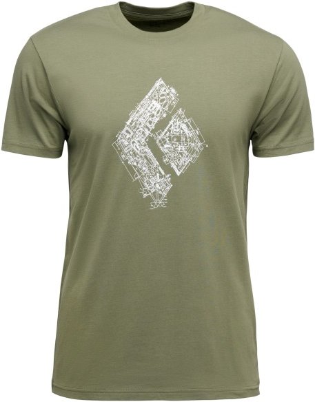 Thumbnail - Black Diamond - Engineered Diamond S/S Tee - T-Shirt Gr XL oliv