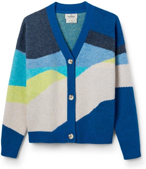 Passenger - Women's Scenic Recycled Knitted Cardigan - Cardigan Gr XL blau