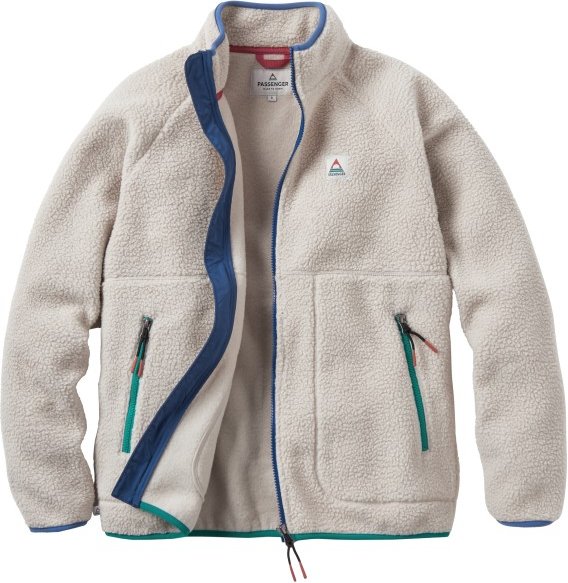 Thumbnail - Passenger - Women's Fairbanks Full Zip Recycled Sherpa Fleece - Fleecejacke Gr XS grau