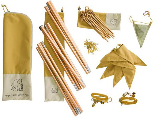 Nordisk - Asgard Mini Colour Pack Gr One Size mustard