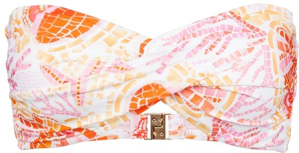 Seafolly - Women's La Mer Twist Bandeau - Bikini-Top Gr 34 orange