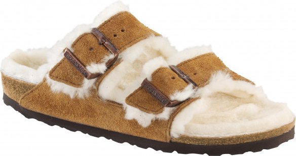 Thumbnail - Birkenstock - Arizona VL Sheepskin - Hüttenschuhe Gr 40 - Regular beige