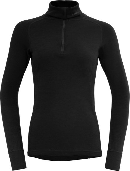 Thumbnail - Devold - Duo Active Woman Zip Neck - Merinounterwäsche Gr XL schwarz