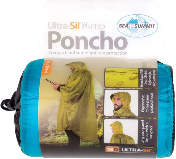 Sea to Summit - Poncho 15D - Regenjacke Gr One Size weiß