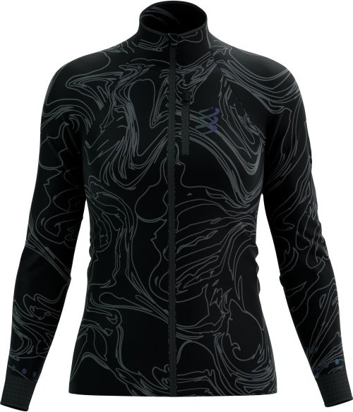 Compressport - Women's Hurricane Windproof Jacket Aurora - Laufjacke Gr M schwarz