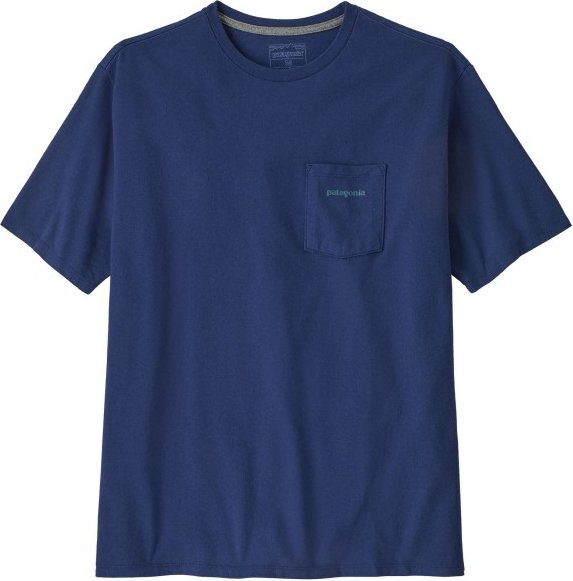 Patagonia - Boardshort Logo Pocket Responsibili-Tee - T-Shirt Gr XXL blau