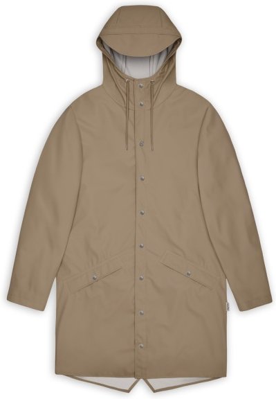 Thumbnail - Rains - Long Jacket W3 - Regenmantel Gr M beige