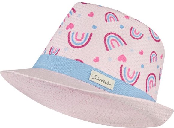 Sterntaler - Kid's Strohhut Regenbogen - Hut Gr 51 cm rosa