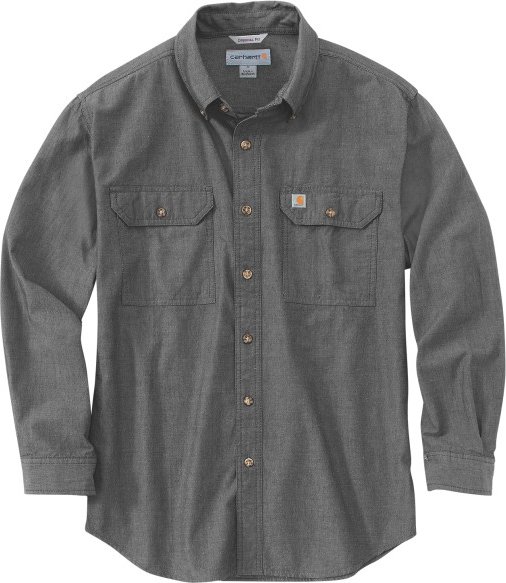 Carhartt - Loose Chambray L/S Shirt - Hemd Gr L grau