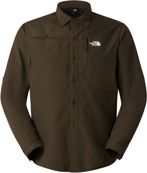 The North Face - Sequoia Long Sleeve Shirt - Hemd Gr S braun/schwarz
