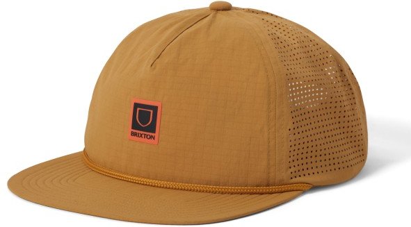 Brixton - Journey Medium Profile Performance Snapback - Cap Gr One Size braun