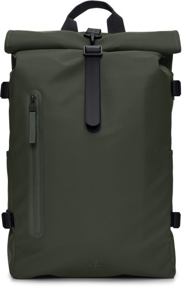 Rains - Rolltop Rucksack Large W3 23 - Daypack oliv/grau