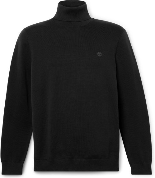 Thumbnail - Timberland - Williams River Turtle Neck Cotton Sweater - Pullover Gr M schwarz