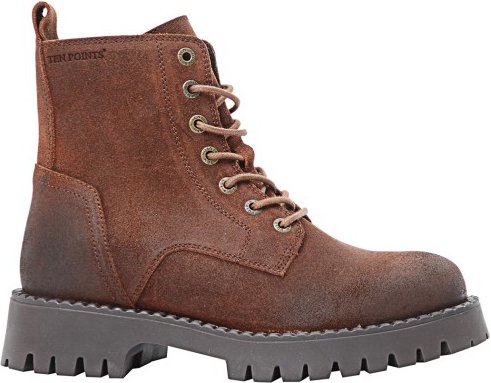 Ten Points - Women's Penny Lace Suede Boots - Freizeitstiefel Gr 38 braun