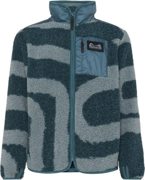Didriksons - Kid's Exa PR FZ 2 - Fleecejacke Gr 160 blau/grau