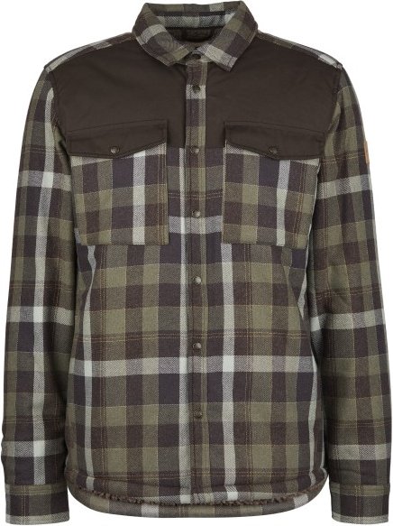 Härkila - Asmund Insulated Wool Shirt Jacket - Hemd Gr L grau