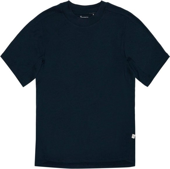 KnowledgeCotton Apparel - Cleaver Wool Single Constructed - Merinoshirt Gr XL schwarz