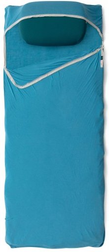 Sea to Summit - Breeze Lightweight Liner with Pillow Sleeve - Reiseschlafsack Gr Long - Body Length max. 198 cm blau