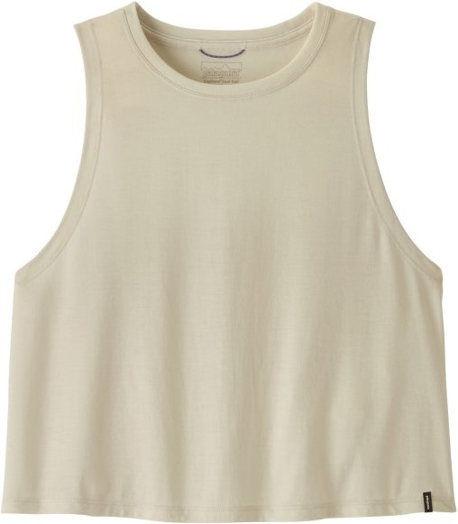 Patagonia - Women's Cap Cool Trail Cropped Tank - Funktionsshirt Gr S beige