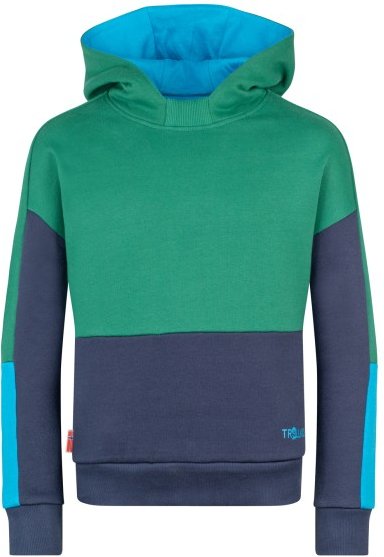 Trollkids - Kid's Rondane Sweater - Hoodie Gr 164 blau
