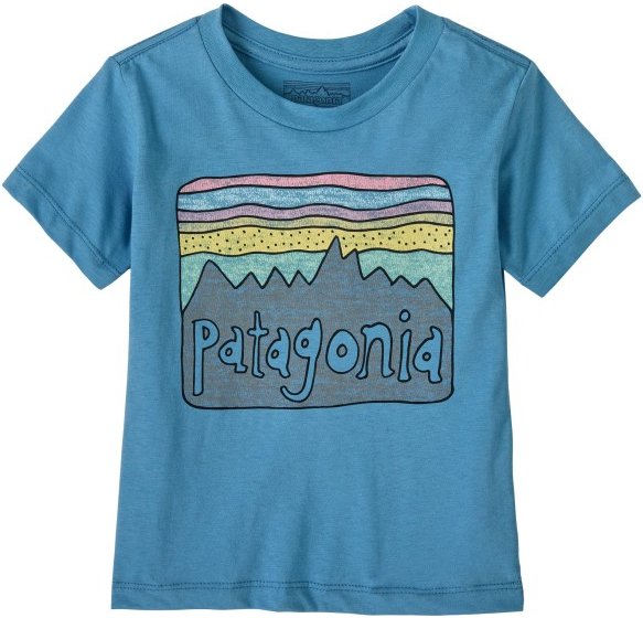 Patagonia - Baby Fitz Roy Skies - T-Shirt Gr 12-18 Months blau