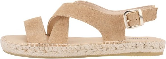 Espadrij - Women's Sandal Velour - Sandalen Gr 42 beige