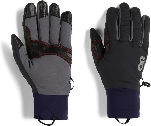 Thumbnail - Outdoor Research - Deviator Gloves - Handschuhe Gr L grau/schwarz