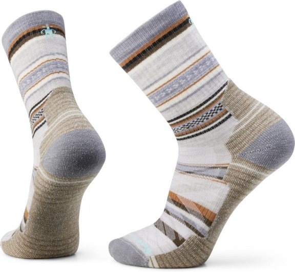 Thumbnail - Smartwool - Hike Light Cushion Panorama Crew - Wandersocken Gr M grau