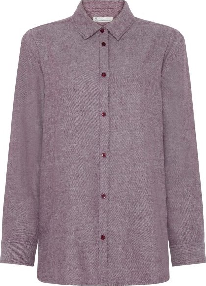 KnowledgeCotton Apparel - Women's Regular Fit Heavy Twill - Bluse Gr S rosa