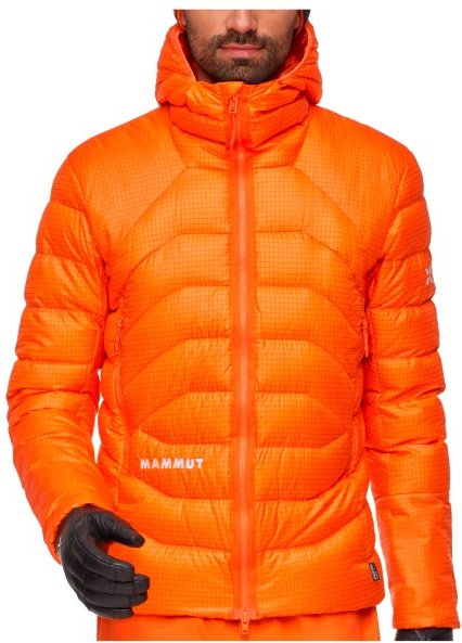Mammut - Eiger Nordwand Light Down Insulation Hooded Jacket - Daunenjacke Gr XL orange
