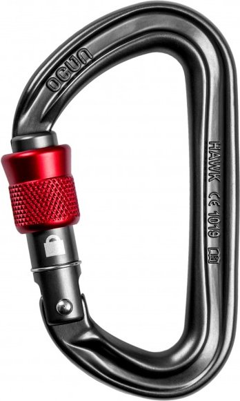 Ocun - Hawk Screw - Schraubkarabiner grau