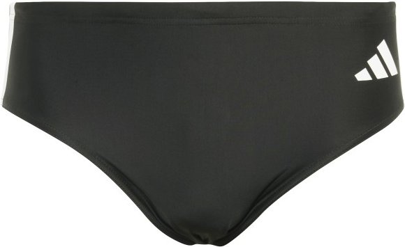 Thumbnail - adidas - 3 Stripes Bold Trunk - Badehose Gr 9 schwarz/grau