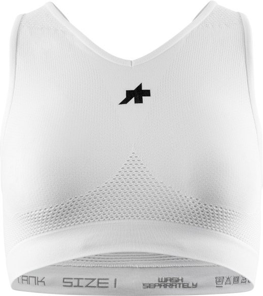 ASSOS - Women's Tank Skin Layer P1 - Sport-BH Gr XL/XXL grau/weiß