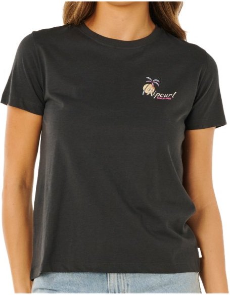 Rip Curl - Women's Tide Line Standard Tee - T-Shirt Gr XXL schwarz