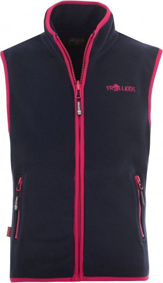 Trollkids - Kid's Arendal Vest - Fleeceweste Gr 92 blau