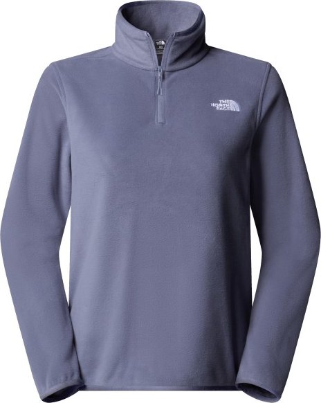 The North Face - Women's Glacier Fleece 1/4 Zip Jacket - Fleecepullover Gr M grau/blau