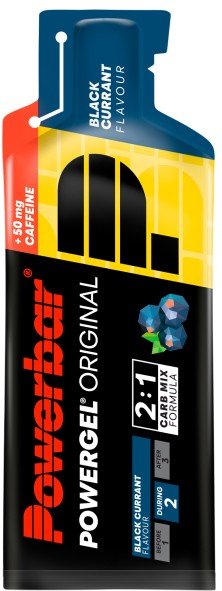 PowerBar - Powergel Original Black Currant (mit Koffein) - Energiegel Gr 41 g schwarz