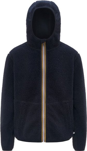 Thumbnail - K-Way - Jack Sherpa Polar Double - Fleecejacke Gr L blau/schwarz