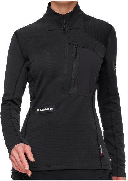 Thumbnail - Mammut - Women's Eiger Nordwand Advanced FL Half Zip Pull - Fleecepullover Gr XS schwarz