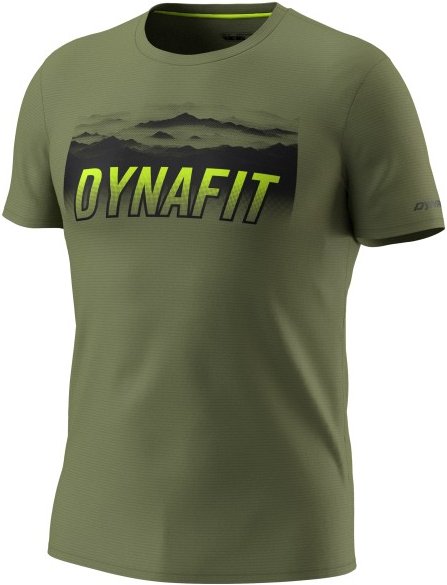 Dynafit - Transalper Graphic S/S Tee - Funktionsshirt Gr M oliv