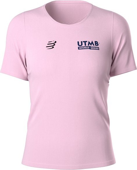 Compressport - Women's Training S/S T-Shirt UTMB 2025 - Laufshirt Gr XS rosa
