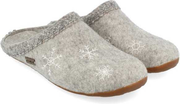Haflinger - Women's Everest Snowflake - Hausschuhe Gr 42 grau