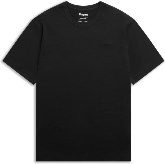 Bergans - Logo Merino Tee - Merinoshirt Gr M schwarz