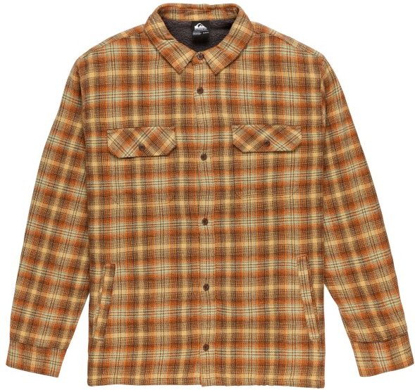 Quiksilver - Venture Sherpa Shirt - Hemd Gr L braun/beige