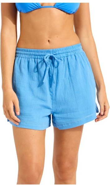 Seafolly - Crinkle Short - Shorts Gr XS blau