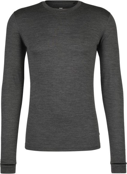 Thumbnail - Heber Peak - Merino190 RootHe. L/S - Merinounterwäsche Gr 4XL grau